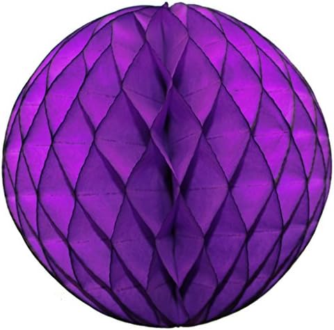 Classic Rainbow Party Decorations 12 Inch Honeycomb Balls 6 Pack