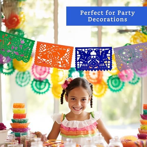 Mexican Party Banners 5 Pack Tissue Paper