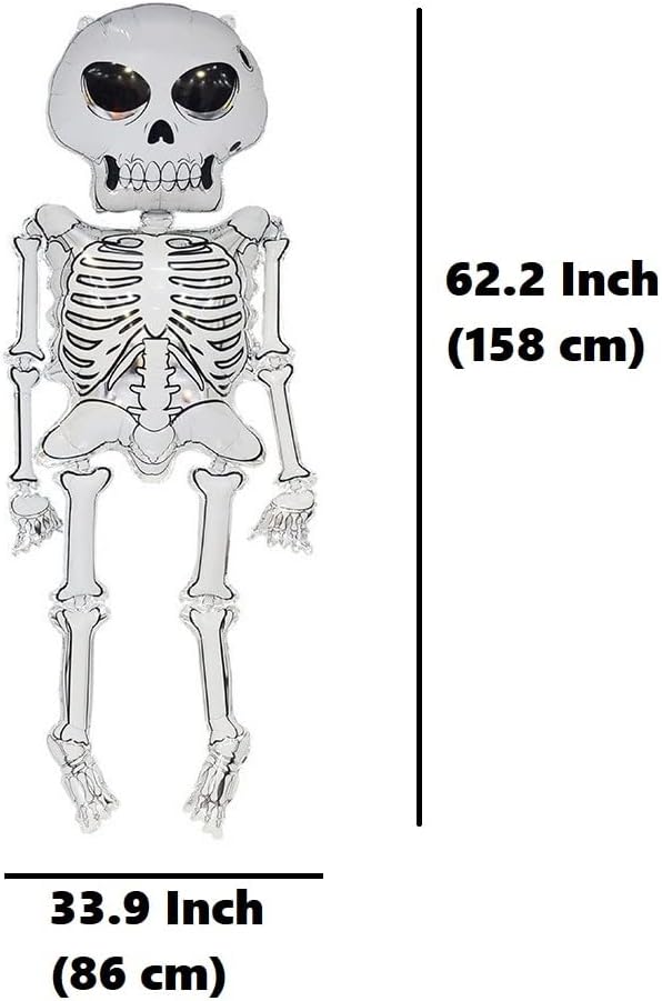 622 Inch Skeleton Halloween Balloons 2pcs