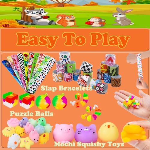 YOAUSHY 114 Pcs Party Favs for Kids 4-8