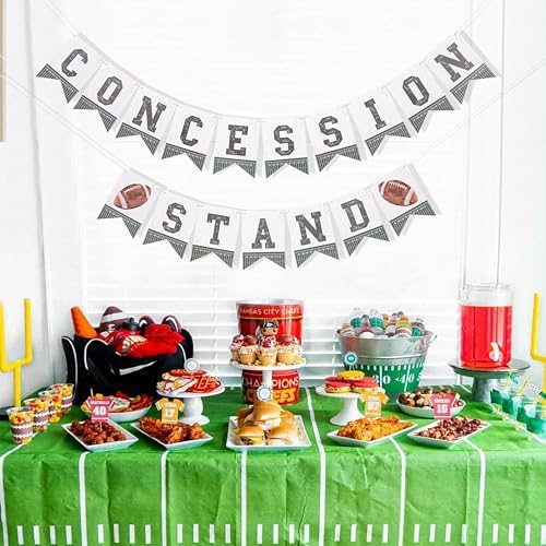 Football Concession Stand Banner for Party Decor