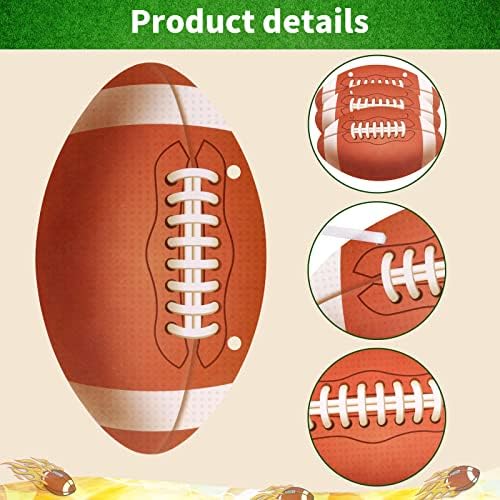 4 Pack Football Banners Garland for Football Party Decorations