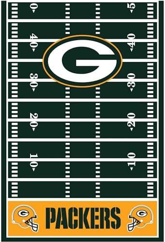Green Bay Packers Table Cover 54x96 Durable Plastic