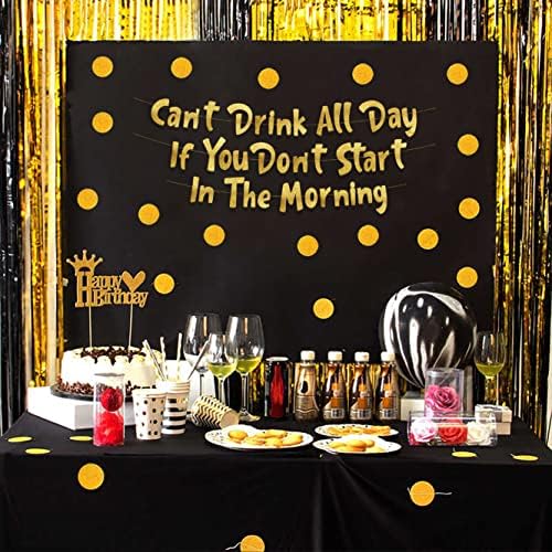 Funny Bachelorette and Bachelor Party Gold Glitter Banner