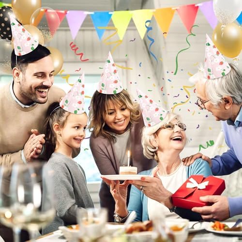 CANREVEL 12PCS Party Hats for Kids and Adults