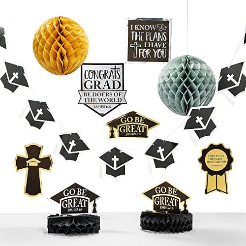 Religious Graduation Decor Kit - 8 Pieces