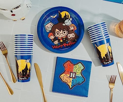 Silver Buffalo Harry Potter Chibi Tableware Party Set 60 Piece