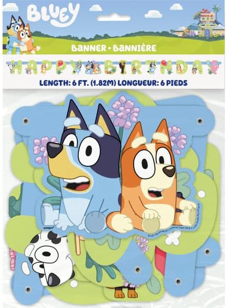 Bluey Birthday Party Supplies Bundle