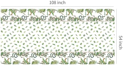 Snake Party Tablecloth - 3 Pack Jungle Theme Table Cover