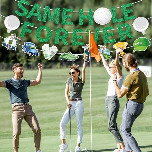 Golf Bachelor Party Decorations 3PCS Funny Banners Garland