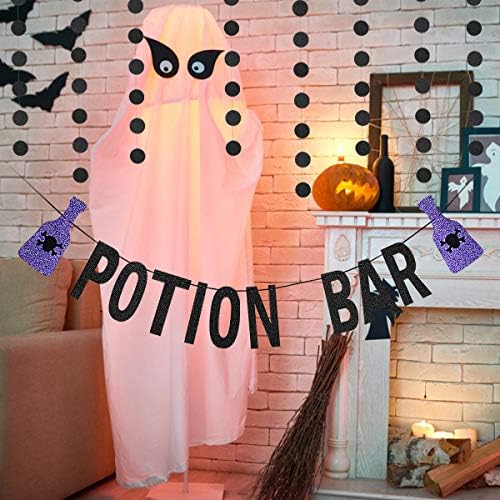 LeeSky Potion Bar Banner Halloween Decor Garland