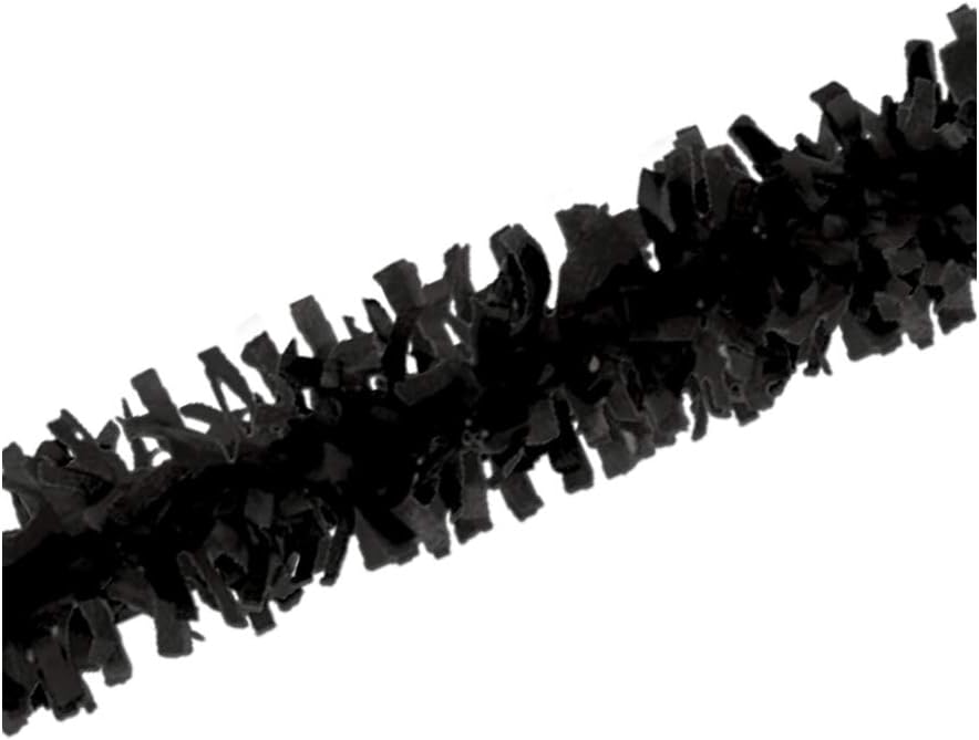 Black Tissue Festooning 50 Foot Decor
