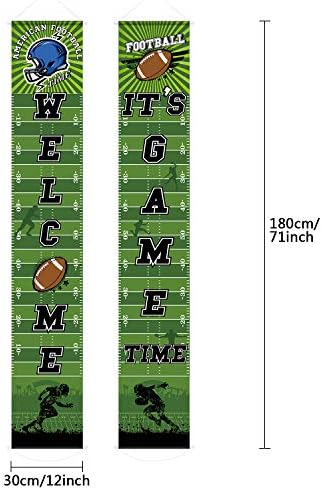 Football Welcome Banners for Party Decorations