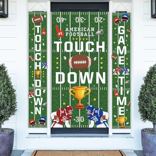 Football Party Decorations Door Banner Set