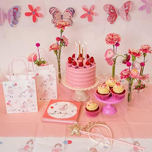 Pink Napkins for Kids Birthday Party with Tilly and Tigg