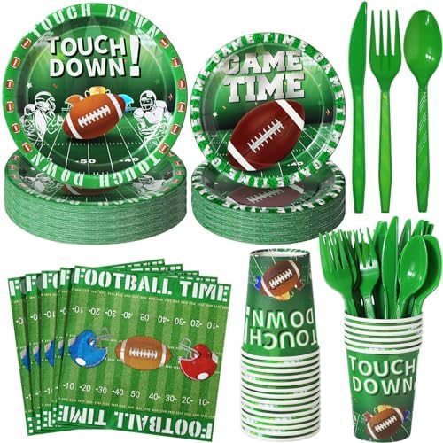 Uiifan Football Party Supplies Kit 336 Pcs
