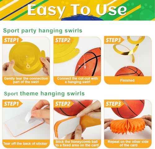 Sports Birthday Party Decorations Banners Centerpieces