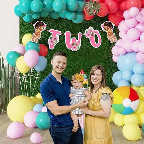 BBY Mna Two Birthday Banner for Girls