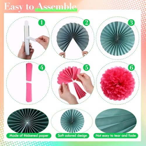 Kosiz Boho Classroom Hanging Decorations 18 Pcs Set