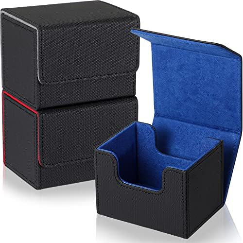 Weewooday 3 Piece Card Storage Box for 100 Cards