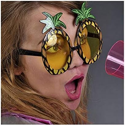 2 Pack Funny Party Glasses Hawaiian Tropical Theme