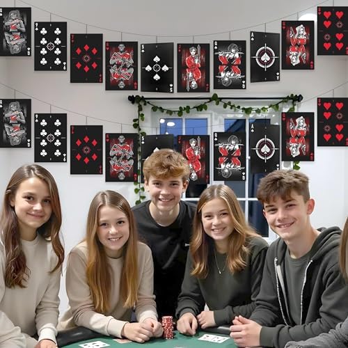 Cheerland Vegas Casino Theme Poker Garland Banner