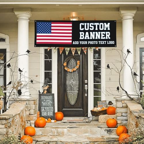 Custom 6x2 Ft Banner With Photo Text Logo