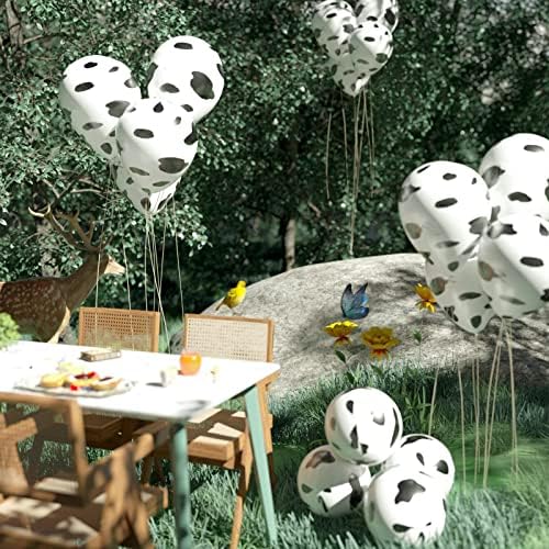 Lovestown 100PCS Cow Print Balloons for Party Decorations