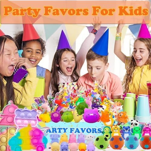 YOAUSHY 114 Pcs Party Favs for Kids 4-8