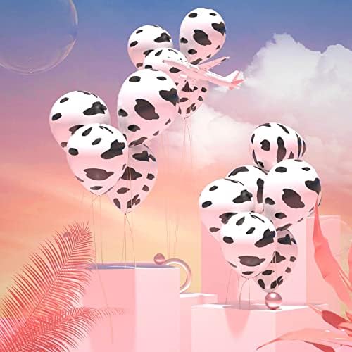 Lovestown 100PCS Cow Print Balloons for Party Decorations