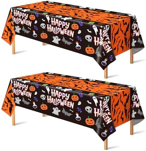 OHOME Halloween Tablecloth Set 2 Pack