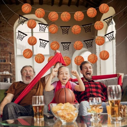 Basketball Party Banners 4 Pcs Slam Dunk Decorations