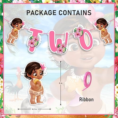 BBY Mna Two Birthday Banner for Girls