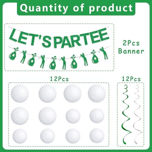 Gameza Golf Party Decorations 14PCS Theme Banners