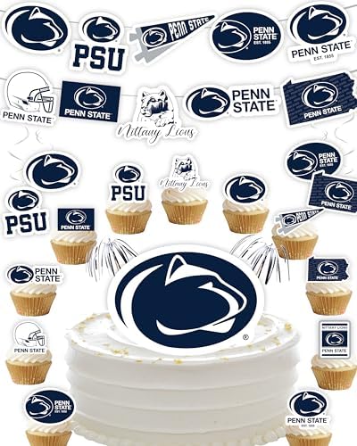 PartyKandy PSU Football Party Decorations 42 Pieces