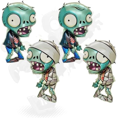 Jumbo 4Pcs 36 Inch Zombie Balloons for Party Decor