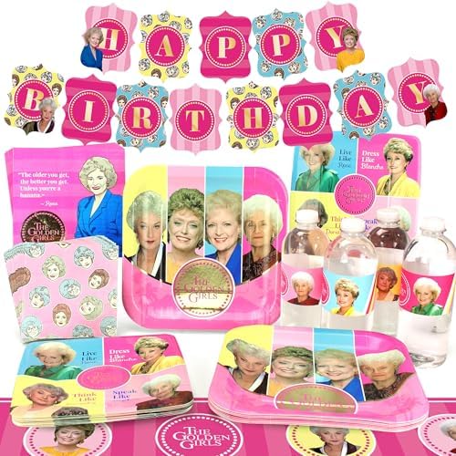 Golden Girls Party Supplies 58 Piece Set