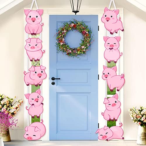 Jecery Farm Animal Birthday Party Door Signs