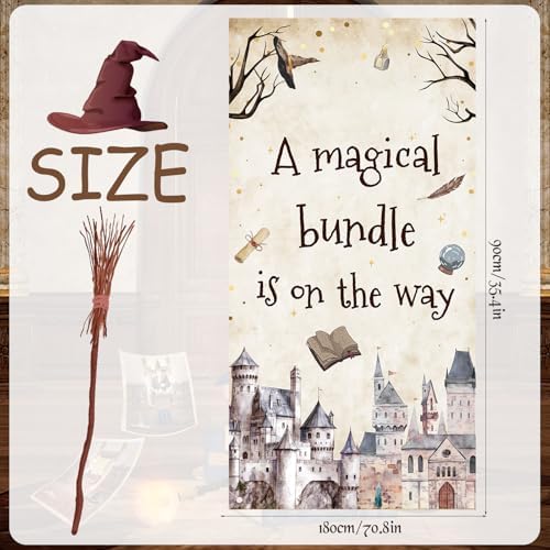 Magical Wizard Party Door Banner with Hanging Rope