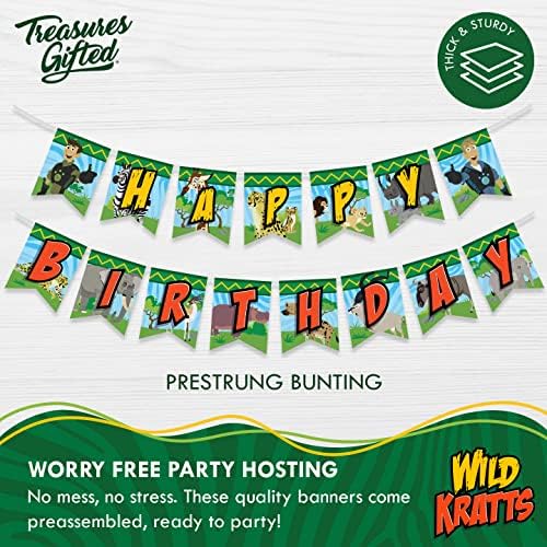 Treasures Gifted Wild Kratts Birthday Banner