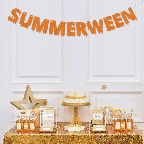 Summerween Banner - Halloween In Summer Decor