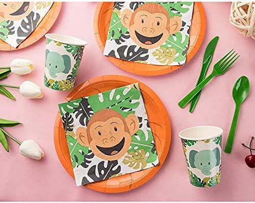 BLUE PANDA Animal Party Pack Serves 24