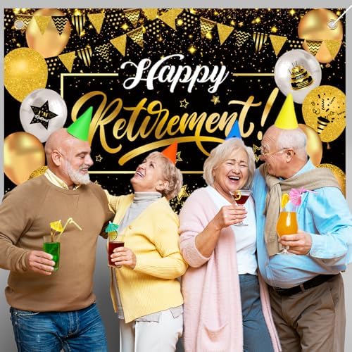 Happy Retirement Party Decorations Set