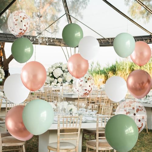 ANSOMO 12 Inch Balloons 50 Pcs Party Decorations