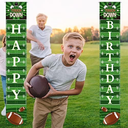 Batiyeer Football Birthday Decor Banner Sign