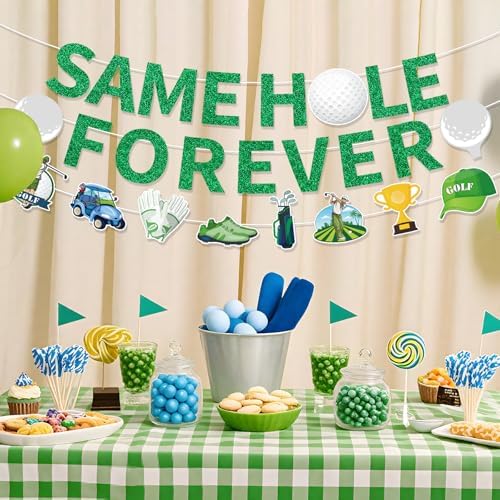 Golf Bachelor Party Decorations 3PCS Funny Banners Garland
