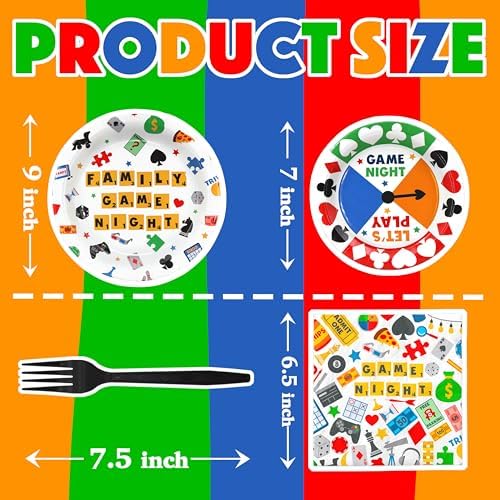 Game Night Party Decorations Set 40 Pieces