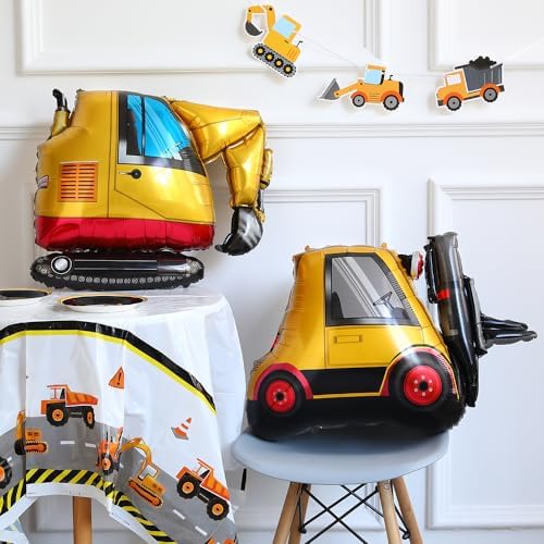 Construction Birthday Balloon Arch Kit 147pcs