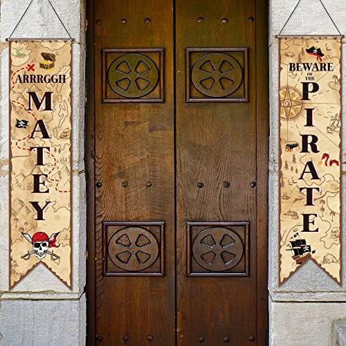 Tegeme Pirate Party Banners Treasure Hunt Decor