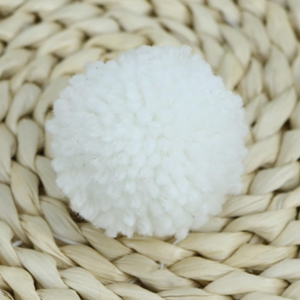 20 Pcs 5cm Yarn Pom Poms Fluffy Craft Decor